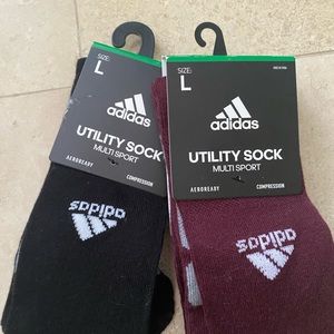 NWT Adidas Athletic High Socks